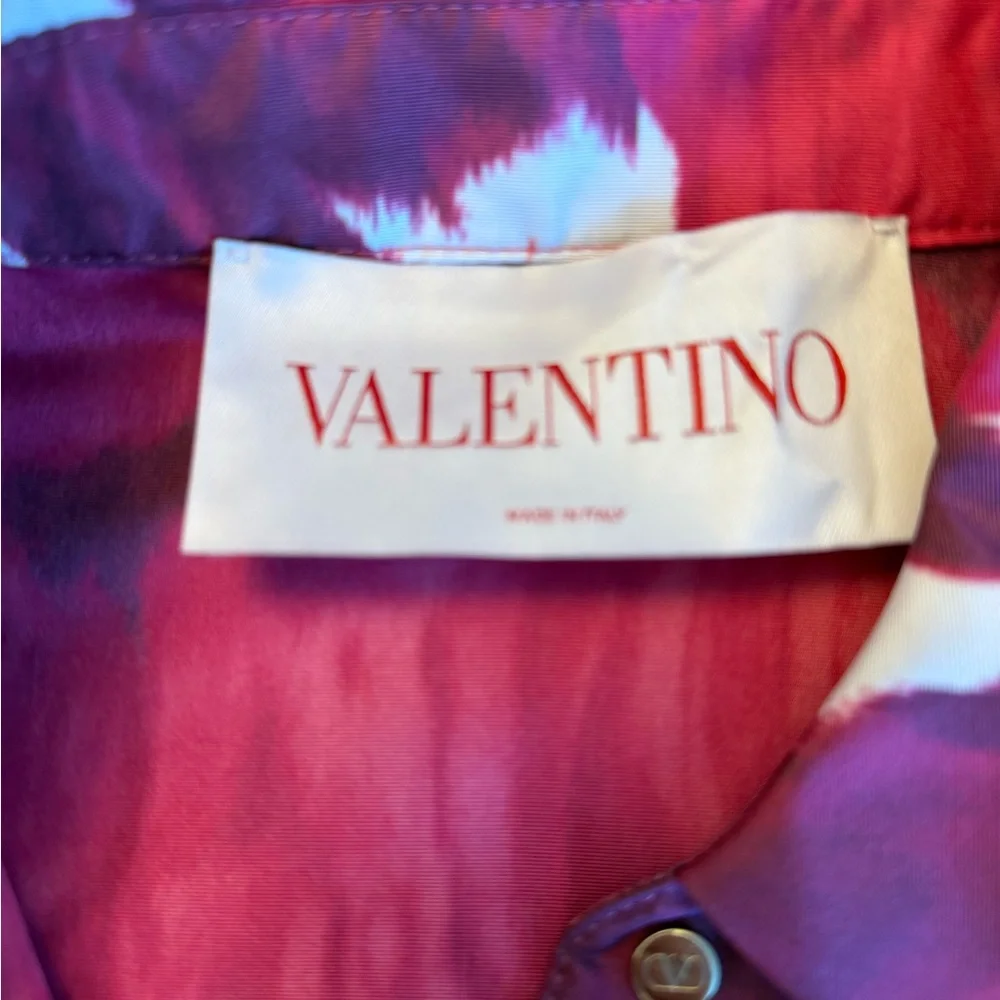 VALENTINO GARAVANI
Rose-Print Button Down Shirt Jacket It38 NWT - Picture 5 of 14
